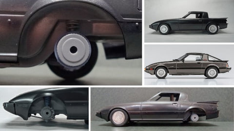ケイスタイル KS-ST2 1/24 ハセガワ製SA22CマツダサバンナRX7用ローダウンパーツ（前中期型対応）