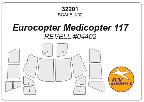 KVモデル 32201 1/32 ユーロコプター メディコプター 117 (レベル #04402)