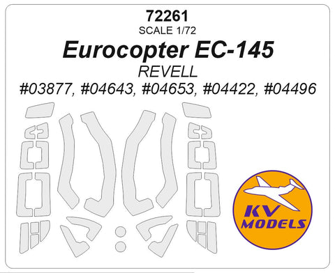 KVモデル 72261 1/72 ユーロコプター EC-145 (レベル #03877, #04643, #04653, #04422, #04496)