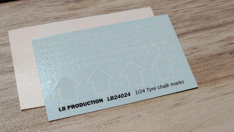 LBプロダクション 24024 1/24 タイヤ チョーク マーキング