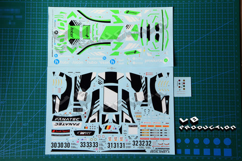 LBプロダクション 24067 1/24 アウディ R8 LMS Evo II - チームWRT #31 - GTワールドチャレンジ ヨーロッパ/スパ24時間 2022