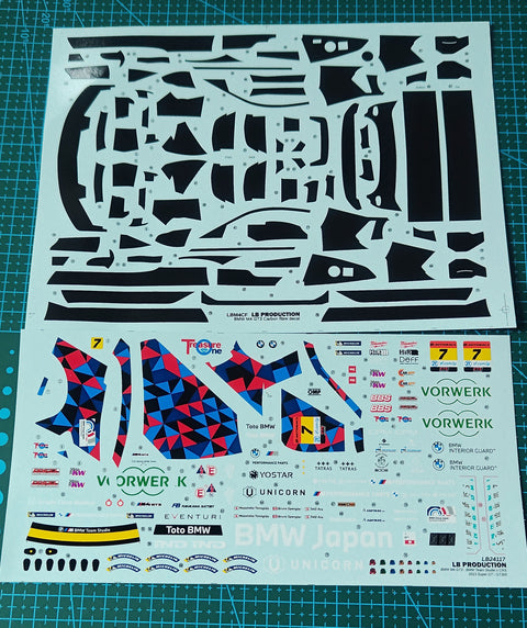 LBプロダクション 24117 1/24 BMW M4 GT3 - BMW チームスタディX CRS - 2023 スーパーGT - 鈴鹿300kmレースGT300 優勝