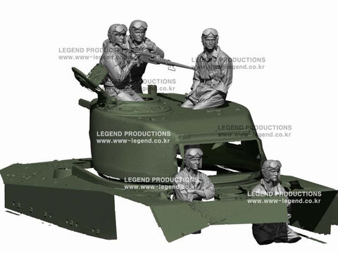 レジェンド LF1613 1/16 WWII アメリカ タンククルーセット