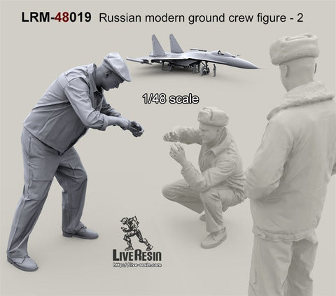 ライブレジン LRM48019 1/48 現用 ロシア軍グランドクルー 2