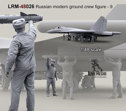 ライブレジン LRM48026 1/48 現用 ロシア軍グランドクルー9