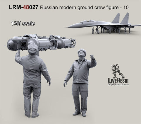 ライブレジン LRM48027 1/48 現用 ロシア軍グランドクルー10