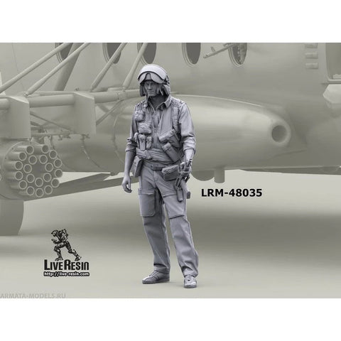 ライブレジン LRM48035 1/48 現用 ロシア ヘリコプターパイロット アフガン戦争 4