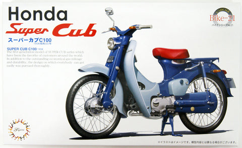 カレドモデル LQ006 1/12 ホンダ C100 (1958年式) オートバイ用ホイールスポークセット (フジミ用)