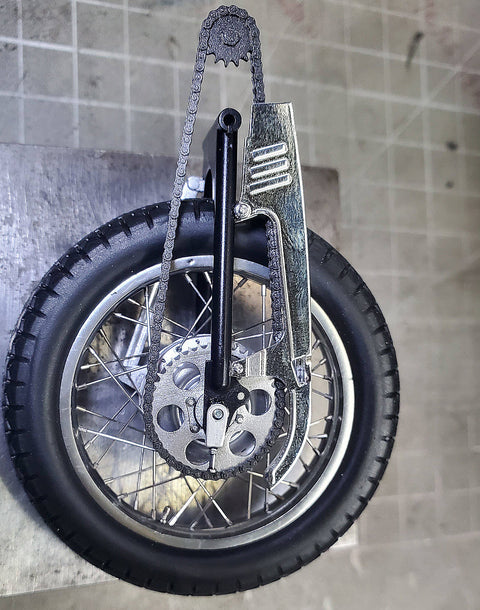 カレドモデル LT001 1/12 カワサキ 500ss MACHⅢ バイク用チェーンセット (ハセガワ用)
