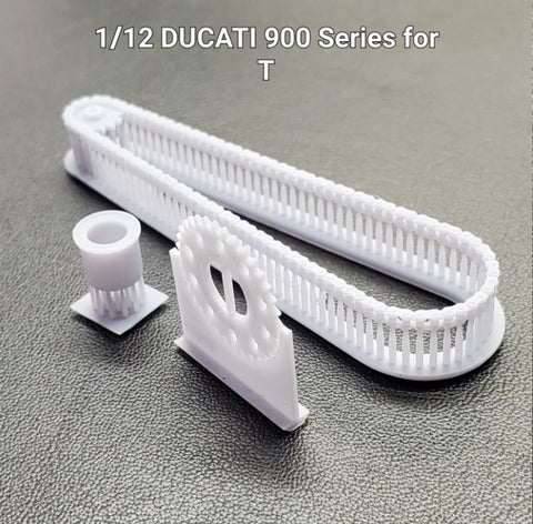 カレドモデル LT045 1/12 ドゥカティ 900シリーズ用 チェーンセット（MHR・NCR・SS）タミヤ用