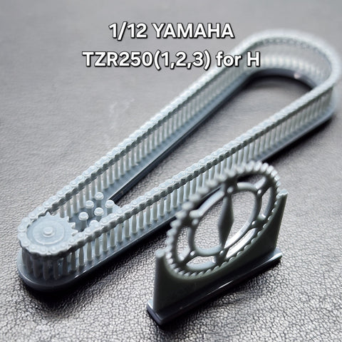 カレドモデル LT056 1/12 ヤマハ TZR250用 バイクチェーンセット (ハセガワ用)