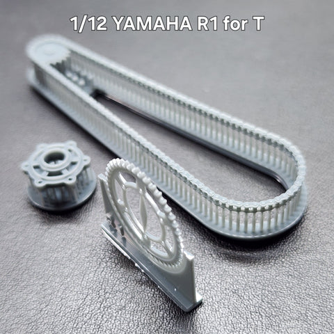カレドモデル LT060 1/12 ヤマハ YZF-R1用 バイクチェーンセット (タミヤ用)