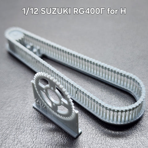 カレドモデル LT061 1/12 スズキ RG400Γ用 バイク用チェーンセット (ハセガワ用)