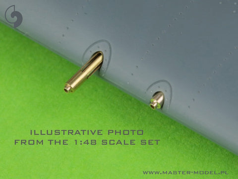 マスター AM-32-125 1/32 F4F-3 ワイルドキャット初期型(戦前型) - .50口径 ブローニング機銃銃身 (長円形穴) &初期型ピトー管