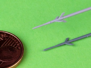 マスター AM-48-195 1/48 MiG-21 F-13 (フィッシュベッドC) - ピトー管 レジンアダプター付き (エデュアルド用)