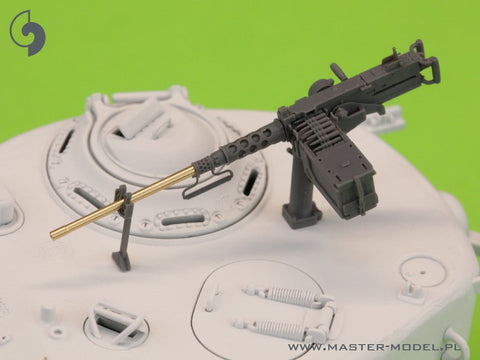 マスター GM-35-063 1/35 ブローニング M2HB .50 口径 (12.7mm)  戦車マウント用機関銃 - WWII型 (初期のトレイを備えた初期の M23 クレードル)