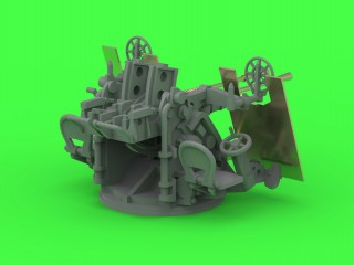 マスター SM-200-011 1/200 日本海軍 九六式25mm連装機銃（初期型） - オープンリング照準器付き（4基入り）
