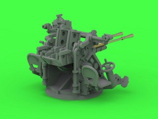 マスター SM-200-012 1/200 日本海軍 九六式25mm連装機銃（後期型）―「ル・プリウール」式機械照準器付き（4基入り）
