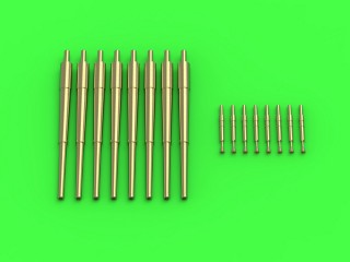 マスター SM-350-120 1/350 HMS Scylla armament barrels - 4.5in (8pcs), 40mm POM-POM (8pcs) (for Trumpeter kit)
