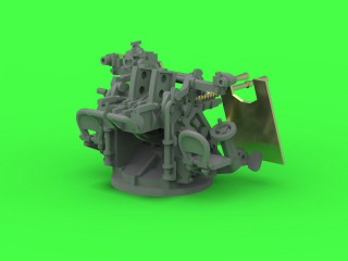 マスター SM-350-123 1/350 日本海軍 九六式25mm連装機銃（後期型）―「ル・プリウール」式機械照準器付き（6基入り）