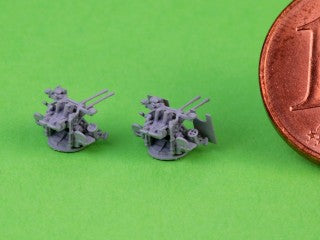 マスター SM-350-123 1/350 日本海軍 九六式25mm連装機銃（後期型）―「ル・プリウール」式機械照準器付き（6基入り）