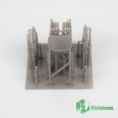 MJミニチュア MJEZ35021 1/35車椅子 (1セット)ジオラマアクセサリー