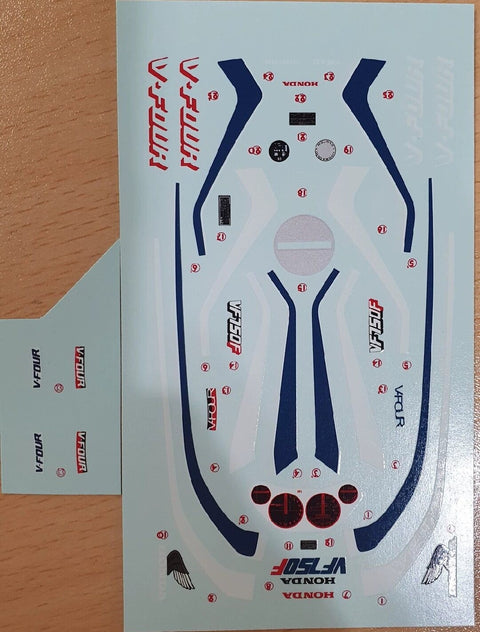 カレドモデル MS001 1/12 ホンダ VF750F オートバイ模型デカール 14021 (タミヤ用)