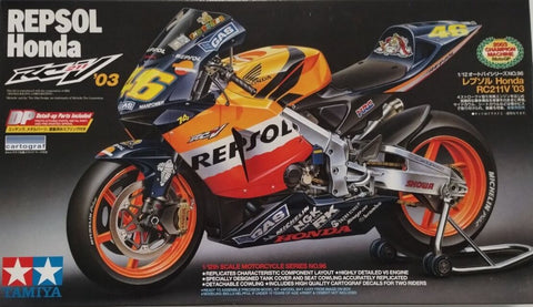 カレドモデル MS013 1/12 レプソル ホンダ 2003 RC211V モトGP VR46模型デカール 14096 (タミヤ用)
