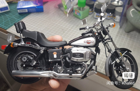 カレドモデル MS020 1/12 ハーレーダビッドソン ローライダー オートバイ模型デカール (イマイ用)