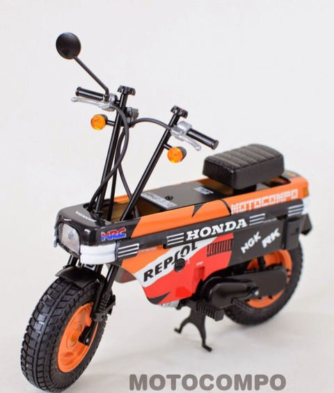 カレドモデル MS025 1/12 ホンダ モトコンポ ロスマンズ+レプソル+EVA+逮捕令 (アオシマ用)