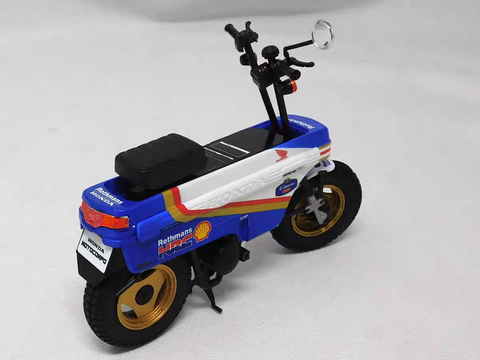 カレドモデル MS025 1/12 ホンダ モトコンポ ロスマンズ+レプソル+EVA+逮捕令 (アオシマ用)