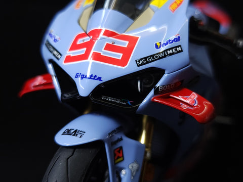 カレドモデル MS026 1/12 ドゥカティ V4 グレシーニ for MM93 オートバイモデルデカール  14140 (タミヤ用)
