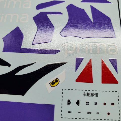 カレドモデル MS038 1/12 ドゥカティ V4 プラマック for マルティン89  奔馬デカール 14140 (タミヤ用)