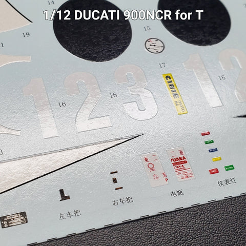 カレドモデル MS039 1/12 ドゥカティ 900 NCRレーサー オートバイ模型デカール 14022 (タミヤ用)