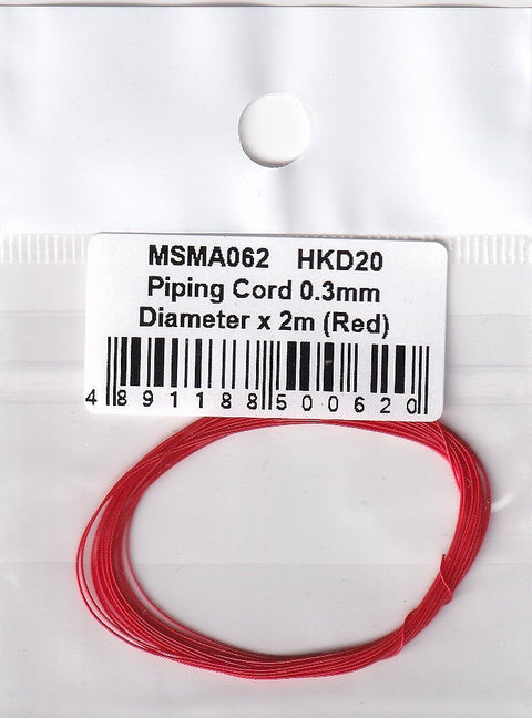 MSMクリエイション MSMA062 配管コード直径0.3mm×2m（レッド）