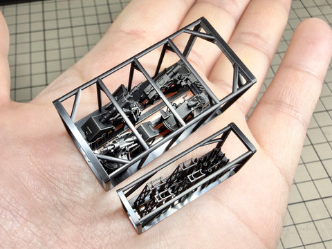 MUYIモデル G200005 1/200 ドイツ海軍 訓練用装填機＆弾薬ラック 超精密3Dプリントキット（4個入り）