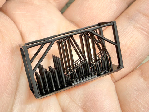 MUYIモデル G200005 1/200 ドイツ海軍 訓練用装填機＆弾薬ラック 超精密3Dプリントキット（4個入り）