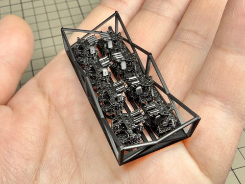 MUYIモデル G200006 1/200 ドイツ海軍 37mm SK C/30 砲 超精密3Dプリントキット（8門入り）