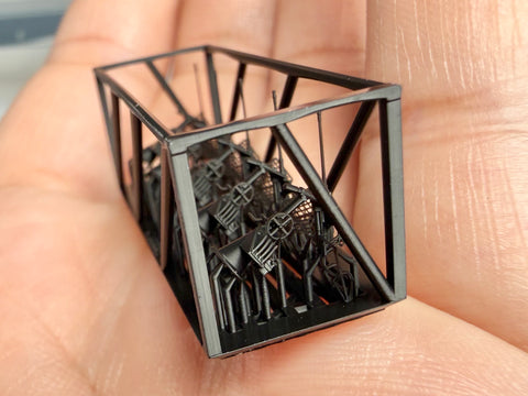 MUYIモデル G200009 1/200 ドイツ海軍 20mm C/30機関砲（射撃状態） 超精密3Dプリントキット 5個入り