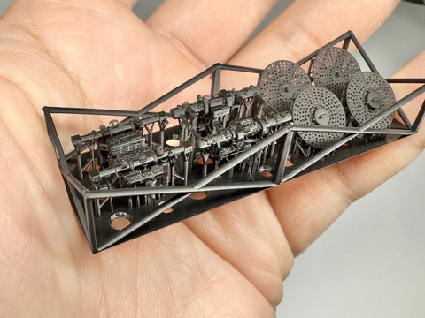 MUYIモデル G200018 1/200 ドイツ海軍 3m測距儀（2種） 超精密3Dプリントキット 4個入り