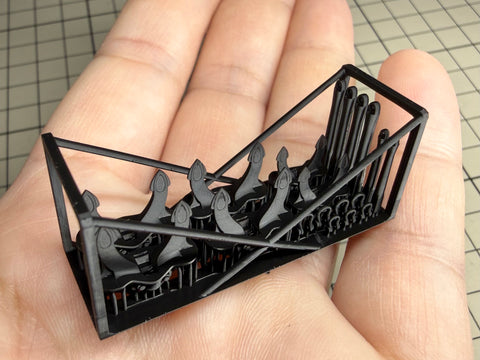 MUYIモデル G200026 1/200 ドイツ海軍 錨（2サイズ） 超精密3Dプリントキット 6個入り