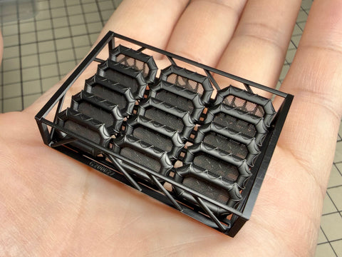 MUYIモデル G200027 1/200 ドイツ海軍 救命いかだ（タイプA） 超精密3Dプリントキット（15個入り）
