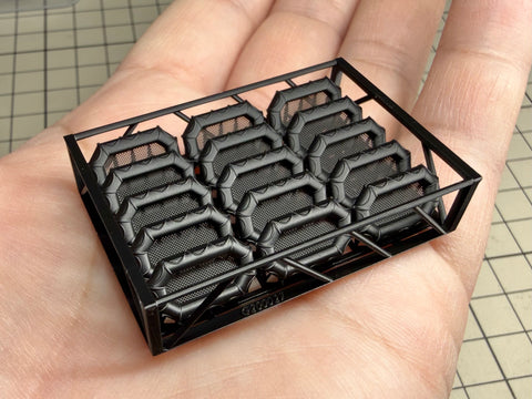 MUYIモデル G200027 1/200 ドイツ海軍 救命いかだ（タイプA） 超精密3Dプリントキット（15個入り）