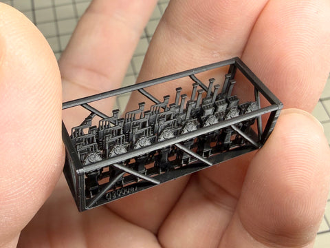 MUYIモデル G200047 1/200 ドイツ海軍 艦橋プラットフォーム用計器類 超精密3Dプリントキット（41パーツ）