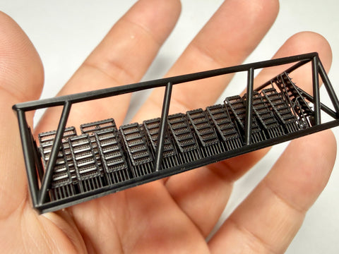 MUYIモデル G200050 1/200 ドイツ海軍 戦艦ビスマルク用 ルーバー 超精密3Dプリントキット（39パーツ）