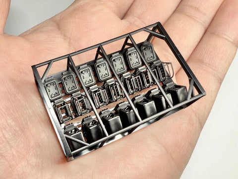 MUYIモデル G200060 1/200 ドイツ海軍 上甲板ハッチ 超精密3Dプリントキット（21パーツ）