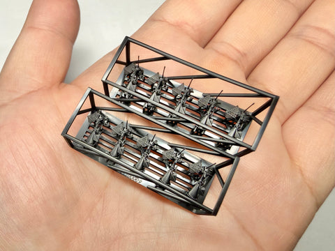 MUYIモデル G200080 1/200 ドイツ海軍 戦艦ビスマルク 兵装グループA 超精密3Dプリントキット（24パーツ）
