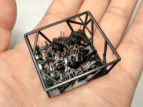 MUYIモデル G200080 1/200 ドイツ海軍 戦艦ビスマルク 兵装グループA 超精密3Dプリントキット（24パーツ）