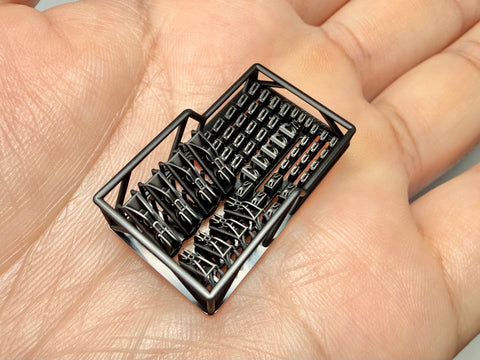 MUYIモデル G200083 1/200 ドイツ海軍 戦艦ビスマルク用 ボラード／フェアリーダー（超精密3Dプリントキット・90個入り）
