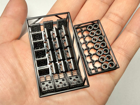 MUYIモデル G200084 1/200 ドイツ海軍 戦艦ビスマルク 救命装備品（超精密3Dプリントキット・38パーツ入り）